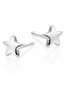 Beaverbrooks Sterling Silver Moon And Stars Earring Set