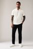 Black Slim Stretch Chino Trousers