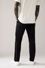 Black Slim Stretch Chino Trousers