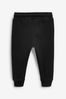 Black Soft Touch Jersey Joggers (3mths-7yrs)
