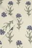 Dusky Seaspray Blue Dandelion Wallpaper