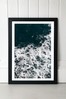 East End Prints Black Waves and Water Print