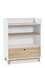 Parker White and Wood Effect Changing Table with Drawer