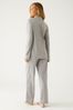 DKNY Grey Signature Notch Collar Pyjama Set