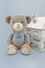 Babyblooms Personalised Blue Charlie Bear Soft Toy New Baby Gift