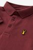 Berry Red Short Sleeve Polo Shirt (3-16yrs)