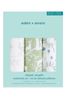 aden+anais White Essentials Cotton Harmony Muslin Washcloth 3 Pack