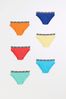 River Island Red Girls Butterfly Briefs 6 Pack