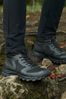 Black Water Resistant Walking Boots