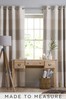 Stripe Natural Locksley Made To Measure Curtains