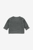 The Little Tailor Charcoal Grey Cotton Cardigan