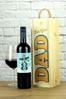 Le Bon Vin For Dad Wooden Box Malbec Wood Box Wine Gift Set