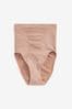 Nude Seamless Firm Tummy Control High Waisted Knickers