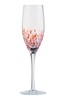 Set of 4 Speckle Champagne Flutes By The DRH Collection