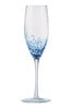 Speckle Set of 4 Clear Champagne Flutes By The DRH Collection