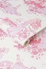 Art For The Home Pink Disney Princess Toile Wallpaper