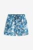 Blue Koi Carp Swim Shorts Boxy (3-16yrs)