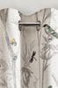 Natural Country Luxe Chinoiserie Bird Trail Eyelet Lined Curtains