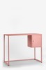 Pink Metal Locker Desk