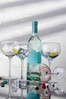 Speckle Set of 4 Clear Gin Glasses By The DRH Collection