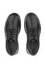 Start Rite Isaac Black Leather Lace Up School Shoes Wide Fit
