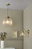 Dar Lighting Brass Tamara Ceiling Light Pendant