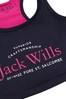 Jack Wills Girls Purple Blocked Swim Set