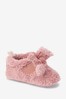 Pink Bear Cosy Baby Shoes (0-18mths)