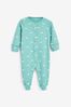 Multi Baby 5 Pack Sleepsuits (0-2yrs)