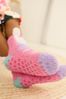 Pink Unicorn Cosy Slippers Socks