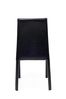 HEAL'S Set of 2 Black Byron Leather Dining Chairs