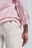 Chalk White 100% Linen Trousers