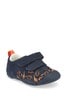 Start-Rite Roar Navy Leather Baby Shoes