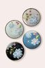 Set of 4 Blue Heritage Collectables Petit Fours