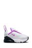 Nike room White/Purple Air Max 270 Infant Trainers
