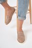 Sand Brown Regular/Wide Fit Forever Comfort® Brogue Detail Chunky Sole Forever Comfort Loafers
