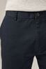 Navy Blue Slim Fit Stretch Chino Shorts