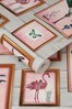 Art For The Home Pink Fresco Tropical Frame Wallpaper