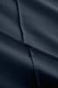Serene Blue Dart Pleated Duvet Cover And Pillowcase Set