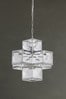 Searchlight Metal Aspen 1 Light Acrylic Pendant