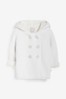 The Little Tailor White Pram Plush Lined Coat