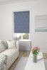 Marine Blue Sully Made To Measure Roller Blind