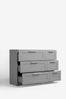 Grey Flynn Wide Chest of Drawers