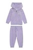 Juicy Couture Purple Juicy Velour Hoodie And Jogger Set