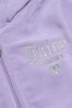 Juicy Couture Purple Juicy Velour Hoodie And Jogger Set