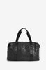 Pineapple Black Quilt Retro Bag
