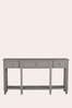 Pale Charcoal Henshaw 3 Drawer Triple Console Table