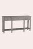 Pale Charcoal Henshaw 3 Drawer Triple Console Table