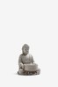 Grey Stone Effect Buddha Tealight Holder