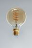 5W LED BC Retro Spiral Globe Dimmable Bulb
